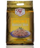 TAJ Gourmet Brown Basmati Rice 10lb - Naturally Aged Premium Quality - Buy Online on GoSupps.com