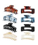 Zou.Rena Big Claw Clips for Thick Hair - 4.3 Inch Slipproof Glossy Hair Clips for Women & Girls - Strong & Shiny Long Hair Accessories - Buy Online on GoSupps.com