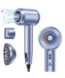 Buy Llano Ion Hair Dryer | Fast-Drying & Diffuser | 100M Negative Ions | Brushless Motor | 19m/s Air Flow | 5 Heat & 2 Speed Levels (Ice Blue) - International Shipping Available - Buy Online on GoSupps.com