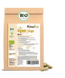 Organic Ginger Capsules - 400 pcs | 500 mg Vegan Ginger Powder | High-Quality Refill Pack | Achterhof - Buy Online on GoSupps.com