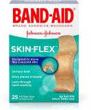 Band-Aid Skin-Flex Adhesive Bandages, All One Size, 25 Count (Pack of 3) - Buy Online on GoSupps.com