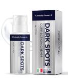 Dark Spot Remover Cream for Intimate Areas | Target Discoloration on Inner Thighs Armpits Elbows & More | Glycerin Citric Acid & Chrysin | Made in Italy - Buy Online on GoSupps.com
