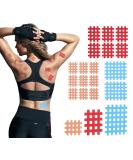 Tidevan 186 piece acupuncture pavement high -quality lattice tape self -adhesive grating waterproof 3 sizes type a b c for cross spun therapy trigger points painful joints tense muscles - Buy Online on GoSupps.com