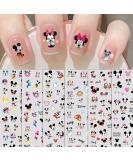 Mickey Mouse Nail Art Stickers 3D Self-Adhesive Decals for Women Girls Kids - Cute Kawaii Cartoon Design - Buy Online on GoSupps.com