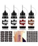 Charmark Temporary Tattoo Kit - 84 Stencils, 4 Bottles - Full Painting Kit - Buy Online on GoSupps.com