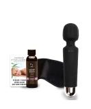 Power Wand Massager - 20 Modes Therapeutic Muscle Pain Relief Whisper Quiet Includes Hemp Seed Lavender Lotion & Eye Mask | Shop Now - Buy Online on GoSupps.com
