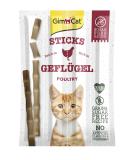 Gimcat sticks poultry - soft stings with high meat content and without sugar additive - 1 pack (1 x 4 sticks) poultry 4 pieces (1 Pack) - Buy Online on GoSupps.com