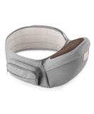 GAGAKU Baby Hip Seat - Lightweight Waist Stool for 0-36 Months - 4 Carrying Positions - Newborn Friendly - Gray - Buy Online on GoSupps.com