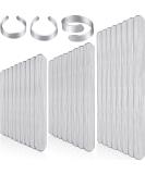 36 Pack Aluminum Flat Ring Blanks Metal Stamping Blanks Ring Metal Strips Metal Stamping Supplies Jewelry Blanks for DIY Jewelry with Deburred Edge Ring Size 4-6 7-9 8-10 (Silver) - Buy Online on GoSupps.com