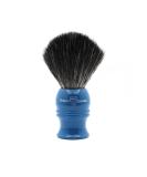 Edwin Jagger Classic Black Synthetic Fibre Eco-Friendly Vegan Shaving Brush (Blue) - Buy Online on GoSupps.com