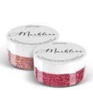 MARBLERS Holo Pink Rose & Crimson Pink Cosmetic Glitter Duo 0.36oz | Vegan & Cruelty-Free Eyeshadow & Nail Art | Festival Makeup Glitter - Buy Online on GoSupps.com