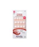 KISS Salon Acrylic French Nails Medium Length KSA12 - 3 PACK - Buy Online on GoSupps.com