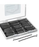 Anmxkoo 350pcs Premium Black Bobby Pins with Box - Super Grip for All Hair Types - 2.4in Wavy Slide Proof Hair Pins for Women and Girls - Buy Online on GoSupps.com