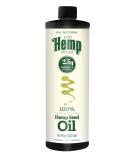 Just Hemp Foods Hemp Seed Oil Cold Pressed 16.9 fl oz (500 ml) - Buy Online on GoSupps.com