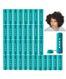 Jumbo Perm Rods 36 pcs Extra Large Hair Rollers for Natural Hair Styling - Green, 0.98 Inch (Pack of 36) - Buy Online on GoSupps.com