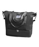 MOCARE Travel Duffel Bag for Women - Foldable Lightweight Gym Tote with Shoe Compartment (Black) - Buy Online on GoSupps.com