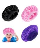 Prasacco Kids Satin Bonnet Set - Soft Silk Night Hats for Baby Girls & Boys | Colorful Cap for Natural Hair | Toddler & Child Sleep Cap - Buy Online on GoSupps.com