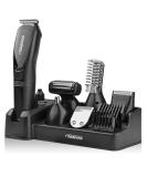 Men's 8-in-1 Rechargeable Shaver Grooming Kit | Full Trimmer Detail Trimmer Nose Trimmer Beard & Mustache Trimmer | International Shipping Available - Buy Online on GoSupps.com