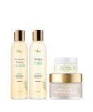 Deluvia Skin Care Set - Travel Size Deluxe Facial Kit | Gentle Foaming Cleanser Toner Moisturizer & Dead Sea Mud Mask for Radiant Skin - Buy Online on GoSupps.com