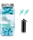 VeoryFly Soft Foam Ear Plugs for Sleep - 122 Pcs - 38 dB SNR - Noise Cancelling - Reusable - Comfortable - Hearing Protection - Foam Earplugs for Sleep, Snoring, Work - Blue - Buy Online on GoSupps.com