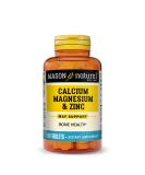 Mason Natural Calcium Magnesium Zinc - 100 Tablets for Bone Health - Buy Online on GoSupps.com