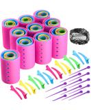 141 Pieces Magnetic Hair Rollers Set Include 60 Plastic Hair Rollers for Medium Short Long Hair with 60 Pins, 20 Duck Teeth Hair Clips and Hairnet Hairdressing Tool, Random Color (6 Sizes) 141 Piece Set - Buy Online on GoSupps.com