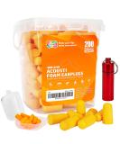 Buy 200Pcs Soft Foam Ear Plugs - Noise Cancelling Slow Rebound Disposable for Sleeping Snoring Shooting Study & Travel (Orange) - International Shipping Available - Buy Online on GoSupps.com
