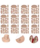 12 Sheets Moleskin Padding for Shoes - Adhesive Heel Blister Prevention Multi-Shaped & Oval Moleskin Tape for Comfortable Feet - Buy Online on GoSupps.com