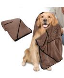KinHwa Super Absorbent Microfiber Pet Towel for Dogs & Cats - 76CM x 127CM Dark Brown - Buy Online on GoSupps.com