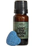 Frankie & Myrrh Livin The Wood Life - Patchouli Vanilla Cedar Essential Oil Blend & Lava Stone Diffuser | Pure Aromatherapy & Natural Perfume for Good Vibes - Buy Online on GoSupps.com
