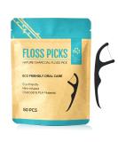 Natural Mint Vegan Dental Floss Sticks - Eco-Friendly & Sustainable Teeth Cleaning - 50 Count - Buy Online on GoSupps.com