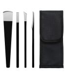 Professional Hornhaut Hobel Foot Scraper Pedicure Knife Kit - 4-Piece Hard Skin Remover & Foot Care Set for Smooth Heels - Buy Online on GoSupps.com