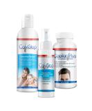 Hair Thickening Spray & Growth Supplement with Folic Acid - Regrowth Shampoo Serum & Capsules for Hair Loss Prevention (4oz Spray 60 Capsules) | Premium International Shipping - Buy Online on GoSupps.com