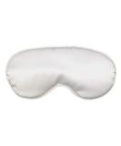 Satin White Eye Mask Sleep - Super Soft with Strap for Nap and Relaxation - Buy Online on GoSupps.com