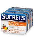 Sucrets Sore Throat, Cough & Dry Mouth Lozenges, Honey Lemon, 18 Count, Pack of 3 - Buy Online on GoSupps.com