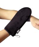 Self -tanned glove for tanning cream and peeling |Browning glove for strip -free tan |Washable in black black (without thumb) - Buy Online on GoSupps.com