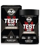 PMD Sports N-TEST 600 | Advanced Nitric Oxide Booster for Men | Lean Muscle & Strength Gains | Estrogen Suppression | 90 Veggie Caps - Buy Online on GoSupps.com