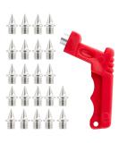22 Pieces Sprint Replacement Spikes for Sports Shoes - 7mm Length 5mm Diameter with Wrench - Ideal for 100-400m Rubber Track Racing - Buy Online on GoSupps.com