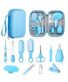 Lictin Baby Healthcare and Grooming Kit - 12PCS Nursery Care Set for Newborns and Toddlers in Blue - Buy Online on GoSupps.com