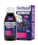 Sambucol Kids Elderberry Syrup with Vitamin C - Immune Support for Kids - 4 Fl Oz - Buy Online on GoSupps.com