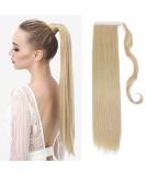 Shop Tess Ponytail Extension - 60 cm Dark Blonde & Bleach Blonde Braid (#18/613) - 90g Smooth Long Hair Extension for Effortless Style - Buy Online on GoSupps.com