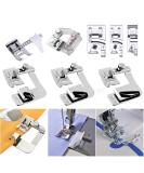 Windman Sewing Hemming Set Includes 3Pcs Wide Hem Foot,3Pcs Narrow Rolled Hem Presser Feet,Bias Tape Binder Foot and Adjustable Guide Presser Foot for Brother Singer Janome Low Shank Sewing Machine - Buy Online on GoSupps.com