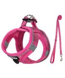 Buy Medium Rose Padded Dog Harness for Small Dogs - Comfortable Puppy Harness for Ultimate Control - Buy Online on GoSupps.com