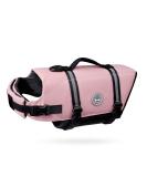 Vivaglory Ripstop Dog Rescue Vest | Enhanced Buoyancy & Visibility for Small to Medium Dogs | Cherry Blossom Pink | L: 63-78cm - Buy Online on GoSupps.com