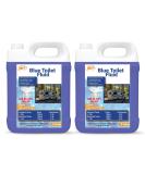 Filo Blue Toilet Fluid 4L Eco friendly Waste Holding Tank Cleaner for Caravan Motorhomes Campervans - Odour Control - Chemical Liquid for Camping/Portable Toilets. (2) - Buy Online on GoSupps.com