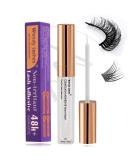 Premium Lash Glue - Fast Drying Clear Adhesive for Cluster & Strip Eyelash Extensions (5ML) - Strong Hold & Sensitive Formula - Buy Online on GoSupps.com