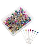 Benvo 250Pcs Multicolor Pearl Head Sewing Pins Set - Straight Quilting Pins 38mm with Storage Box for DIY Craft, Dressmaking, Jewelry Decoration - Buy Online on GoSupps.com