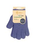 Evridwear Exfoliating Dual Texture Bath Gloves for Shower, Spa, Massage and Body Scrubs, Dead Skin Cell Remover, Gloves with Hanging Loop (1 Pair Heavy Glove) - Buy Online on GoSupps.com