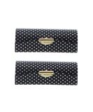 Set of 2 Black Polka Dot Lipstick Cases with Mirror Purse Holder - Stylish and Convenient - Buy Online on GoSupps.com