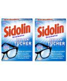 Sidolin Glasses Cleaning Cloths - Pack of 2 Moist Cloths (40 Total) for Glasses Displays & Screens | International Shipping - Buy Online on GoSupps.com